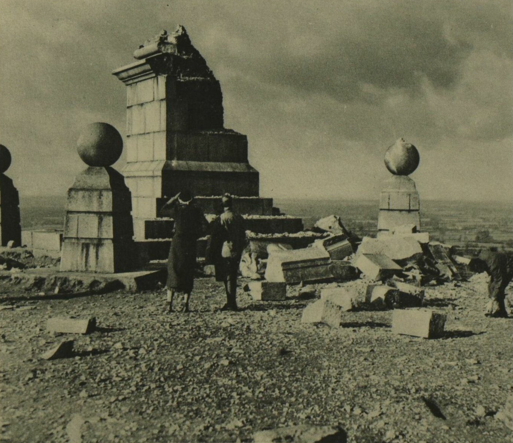 Coombe Hill Monument (Hurricane Damage)