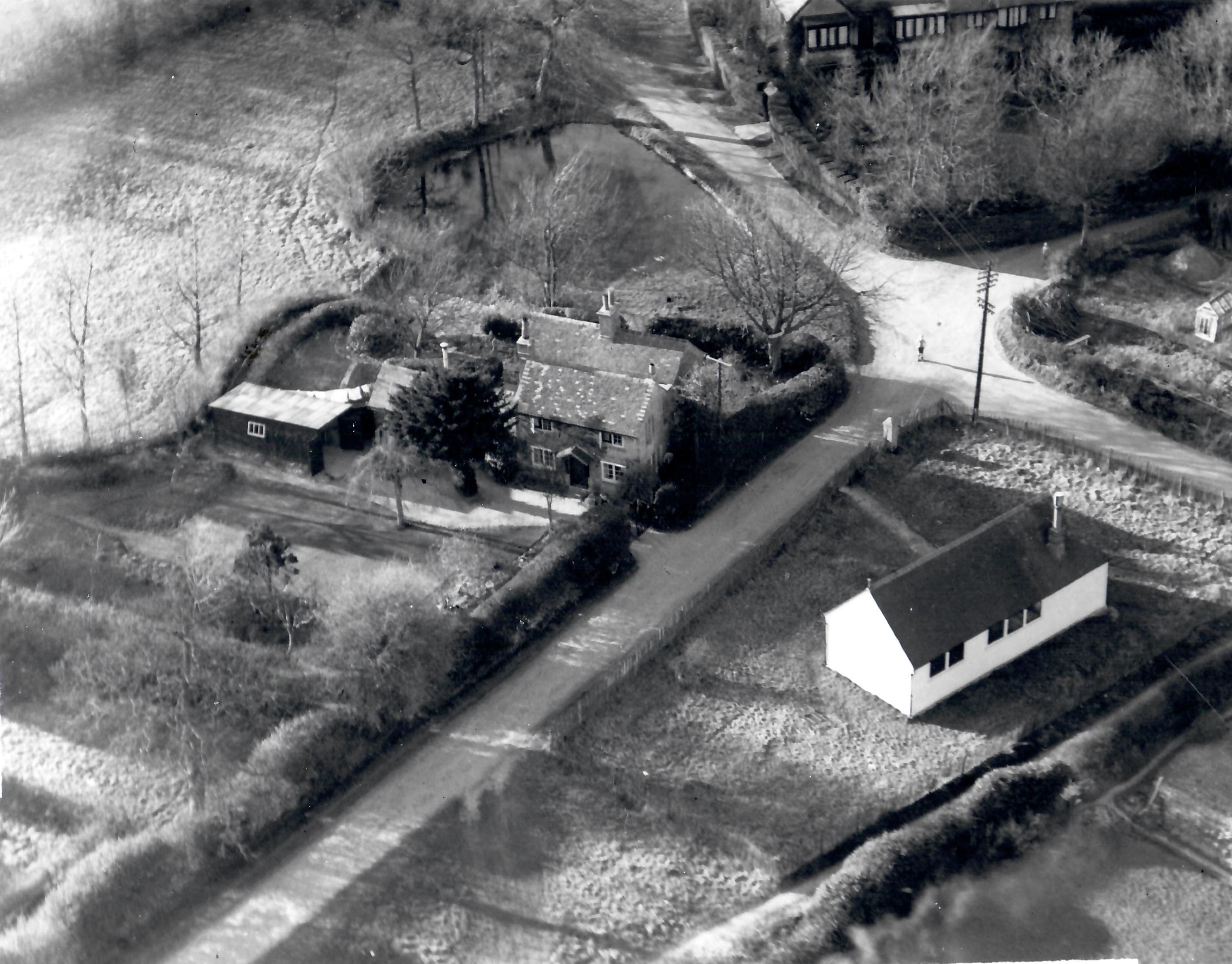 Dunsmore Crossroads and Church (c.1930s?)